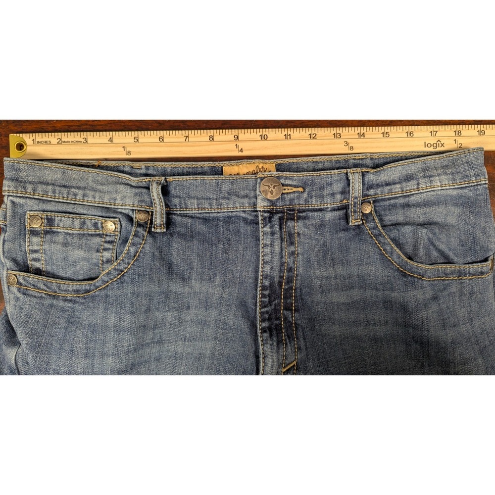 Wrangler 20X Vintage Bootcut Jeans Mens Dark Wash Western No.42 Denim - Picture 5 of 9
